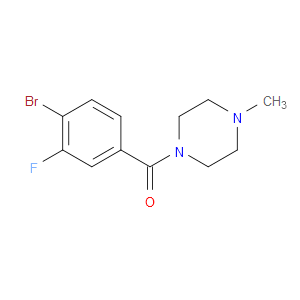 (4-Bromo-3-fluorophenyl)(4-methylpiperazin-1-yl)methanone
