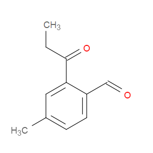 Benzaldehyde, 4-methyl-2-(1-oxopropyl)-
