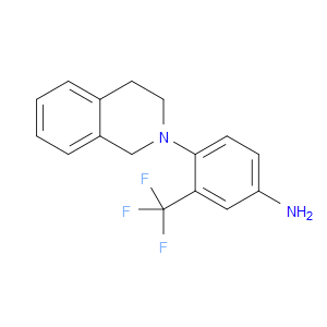 4-(3,4-Dihydro-2(1H)-isoquinolinyl)-3-(trifluoromethyl)benzenamine