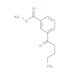 Methyl 3-(1-oxopentyl)benzoate