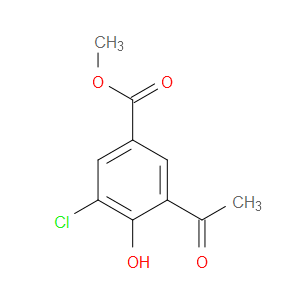 Methyl 3-acetyl-5-chloro-4-hydroxybenzoate