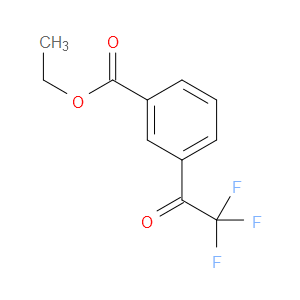 Benzoic acid, 3-(2,2,2-trifluoroacetyl)-, ethyl ester
