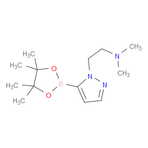 N,N-dimethyl-2-(5-(4,4,5,5-tetramethyl-1,3,2-dioxaborolan-2-yl)-1H-pyrazol-1-yl)ethanamine