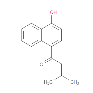 1-(4-Hydroxy-1-naphthalenyl)-3-methyl-1-butanone