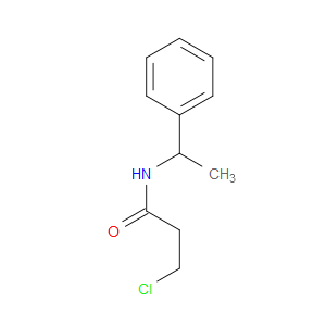 3-Chloro-N-(1-phenylethyl)propanamide