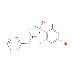 3-(4-Bromo-2,6-difluorophenyl)-1-(phenylmethyl)-3-pyrrolidinol