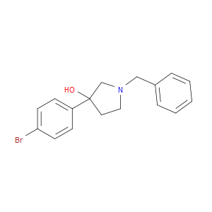 3-(4-Bromophenyl)-1-(phenylmethyl)-3-pyrrolidinol