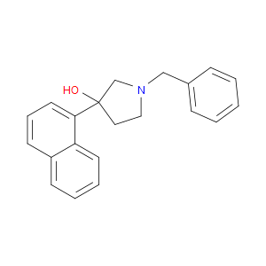 3-(1-Naphthalenyl)-1-(phenylmethyl)-3-pyrrolidinol