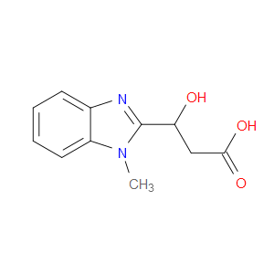 β-Hydroxy-1-methyl-1H-benzimidazole-2-propanoic acid
