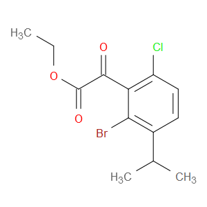 ethyl 2-(2-bromo-6-chloro-3-isopropylphenyl)-2-oxoacetate