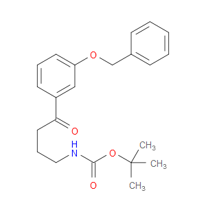 tert-butyl (4-(3-(benzyloxy)phenyl)-4-oxobutyl)carbamate