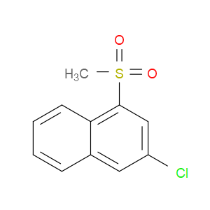 3-chloro-1-(methylsulfonyl)naphthalene