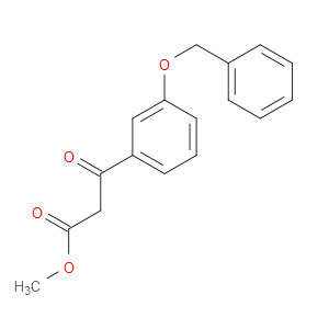Methyl β-oxo-3-(phenylmethoxy)benzenepropanoate