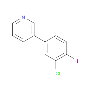 Pyridine, 3-(3-chloro-4-iodophenyl)-