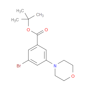 tert-butyl 3-bromo-5-morpholinobenzoate
