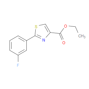 Ethyl 2-(3-fluorophenyl)-4-thiazolecarboxylate