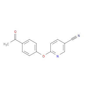 6-(4-Acetylphenoxy)-3-pyridinecarbonitrile