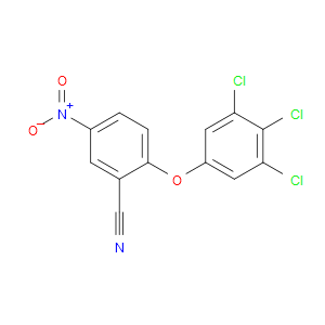 5-nitro-2-(3,4,5-trichlorophenoxy)benzonitrile
