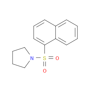 Pyrrolidine, 1-(1-naphthalenylsulfonyl)-