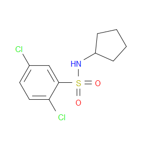 2,5-Dichloro-N-cyclopentylbenzenesulfonamide