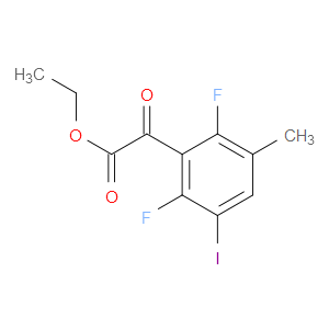 ethyl 2-(2,6-difluoro-3-iodo-5-methylphenyl)-2-oxoacetate