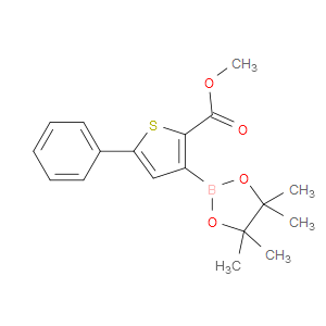 Methyl 5-phenyl-3-(4,4,5,5-tetramethyl-1,3,2-dioxaborolan-2-yl)-2-thiopheneca...