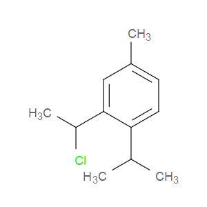 2-(1-Chloroethyl)-4-methyl-1-(1-methylethyl)benzene