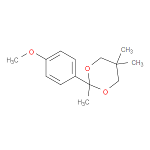 1,3-Dioxane, 2-(4-methoxyphenyl)-2,5,5-trimethyl-