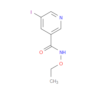 N-Ethoxy-5-iodo-3-pyridinecarboxamide