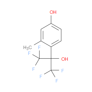 Benzenemethanol, 4-hydroxy-2-methyl-α,α-bis(trifluoromethyl)-
