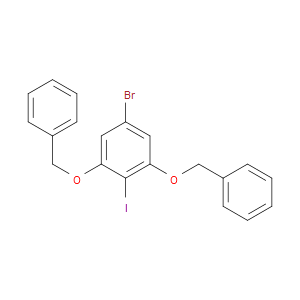 (((5-bromo-2-iodo-1,3-phenylene)bis(oxy))bis(methylene))dibenzene