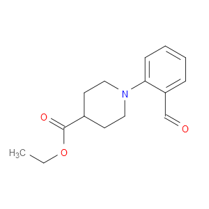 Ethyl 1-(2-formylphenyl)-4-piperidinecarboxylate