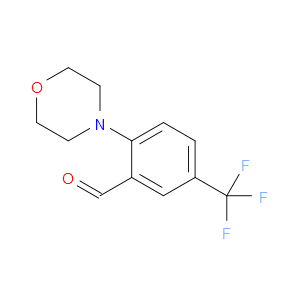 2-(4-Morpholinyl)-5-(trifluoromethyl)benzaldehyde