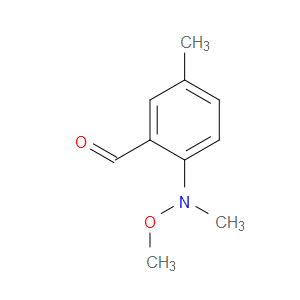 Benzaldehyde, 2-(methoxymethylamino)-5-methyl-