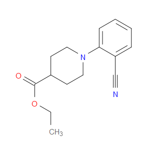 Ethyl 1-(2-cyanophenyl)-4-piperidinecarboxylate