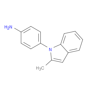 4-(2-Methyl-1H-indol-1-yl)benzenamine
