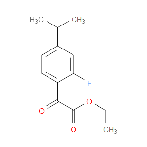 ethyl 2-(2-fluoro-4-isopropylphenyl)-2-oxoacetate