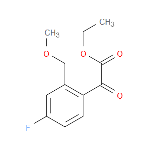 ethyl 2-(4-fluoro-2-(methoxymethyl)phenyl)-2-oxoacetate