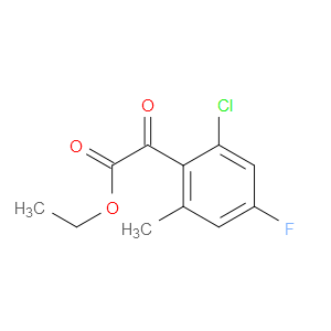 ethyl 2-(2-chloro-4-fluoro-6-methylphenyl)-2-oxoacetate