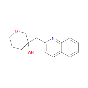 Tetrahydro-3-(2-quinolinylmethyl)-2H-pyran-3-ol