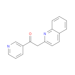 Ethanone, 1-(3-pyridinyl)-2-(2-quinolinyl)-