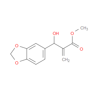 Methyl β-hydroxy-α-methylene-1,3-benzodioxole-5-propanoate