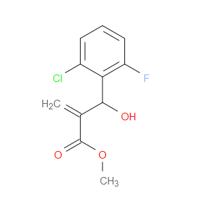 Methyl 2-chloro-6-fluoro-β-hydroxy-α-methylenebenzenepropanoate