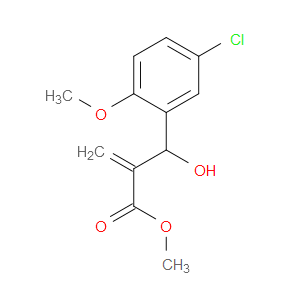 Methyl 5-chloro-β-hydroxy-2-methoxy-α-methylenebenzenepropanoate