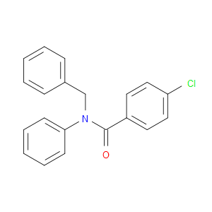 4-Chloro-N-phenyl-N-(phenylmethyl)benzamide