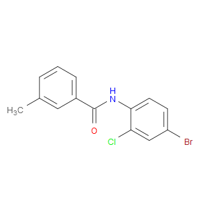 N-(4-Bromo-2-chlorophenyl)-3-methylbenzamide