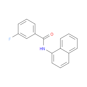 Benzamide, 3-fluoro-N-1-naphthalenyl-