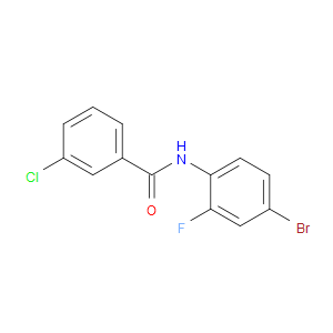 N-(4-Bromo-2-fluorophenyl)-3-chlorobenzamide
