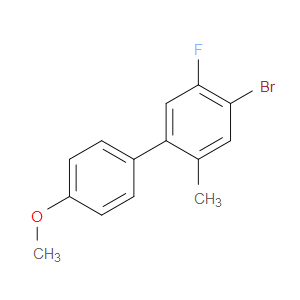 4-bromo-5-fluoro-4'-methoxy-2-methyl-1,1'-biphenyl