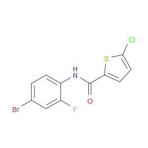 N-(4-Bromo-2-fluorophenyl)-5-chloro-2-thiophenecarboxamide